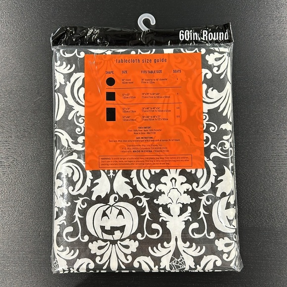 Halloween Vinyl Tablecloth - Picture 2 of 2